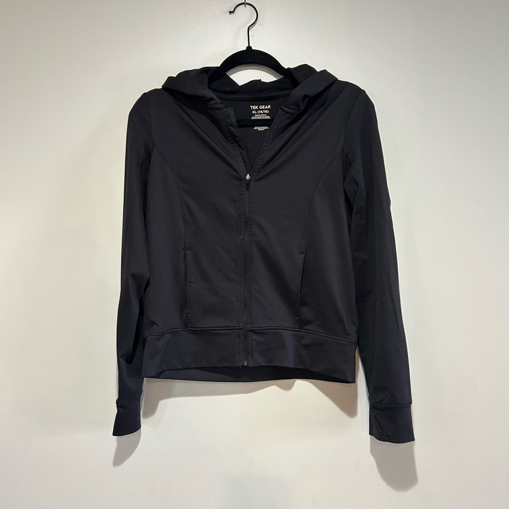 Tek Gear Charcoal Full-Zip Hoodie